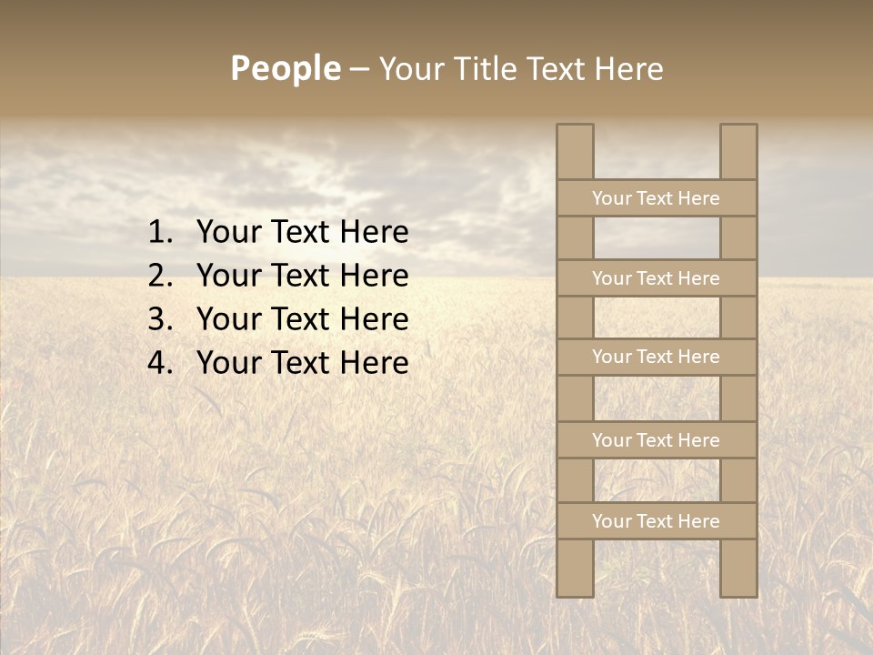 Cloudy Field Wind PowerPoint Template