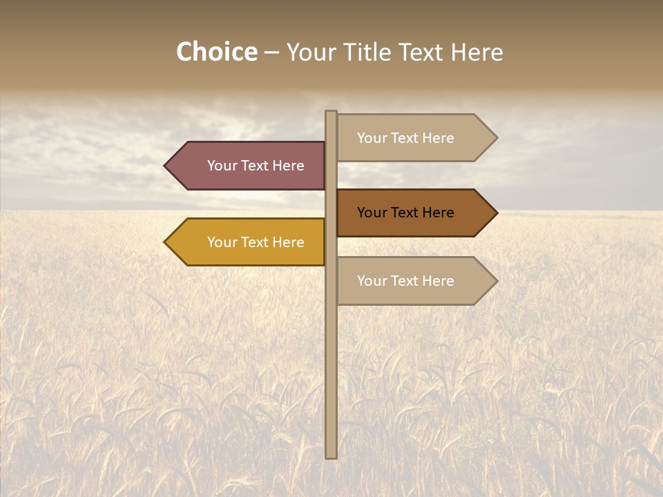 Cloudy Field Wind PowerPoint Template