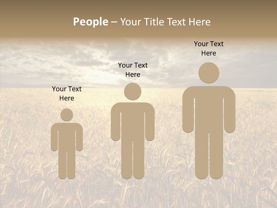 Cloudy Field Wind PowerPoint Template