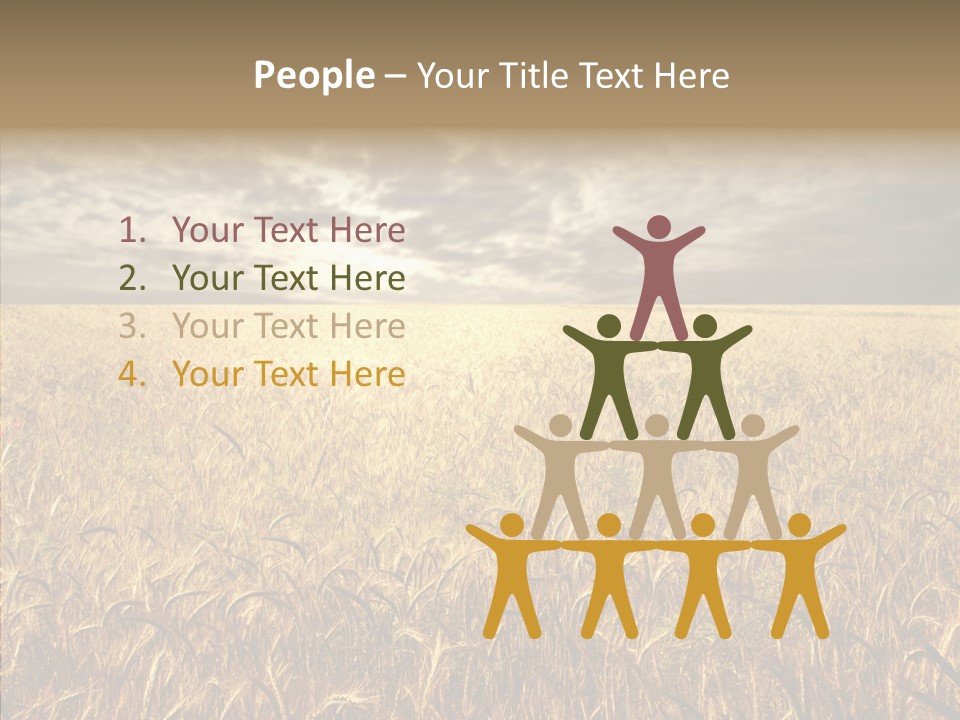 Cloudy Field Wind PowerPoint Template