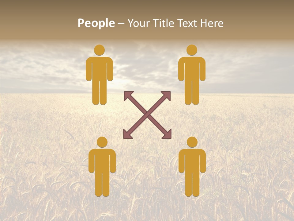 Cloudy Field Wind PowerPoint Template