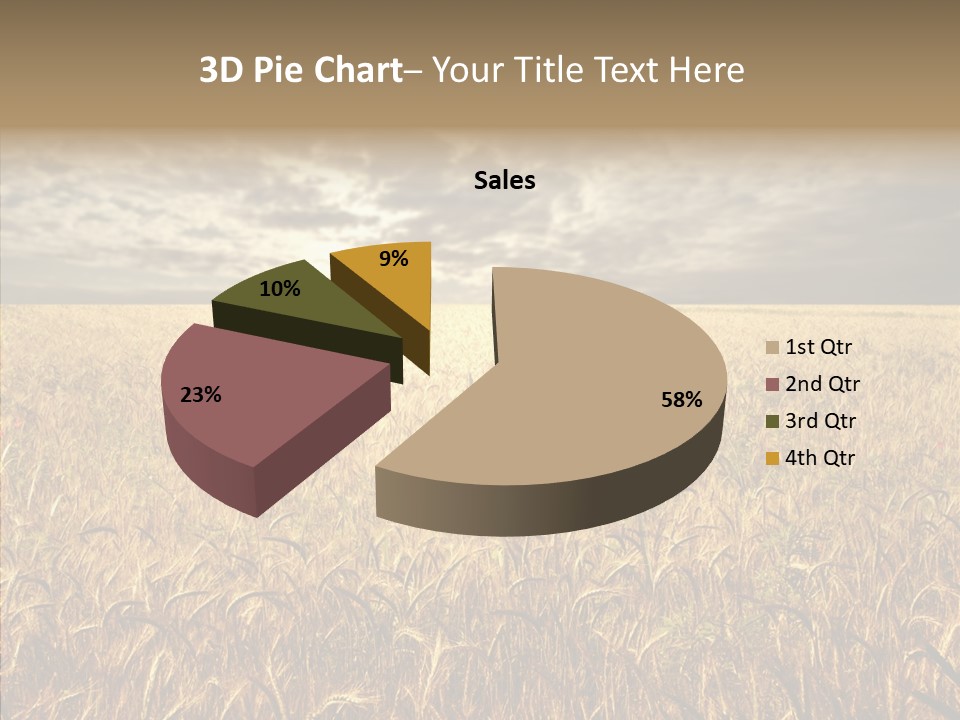 Cloudy Field Wind PowerPoint Template