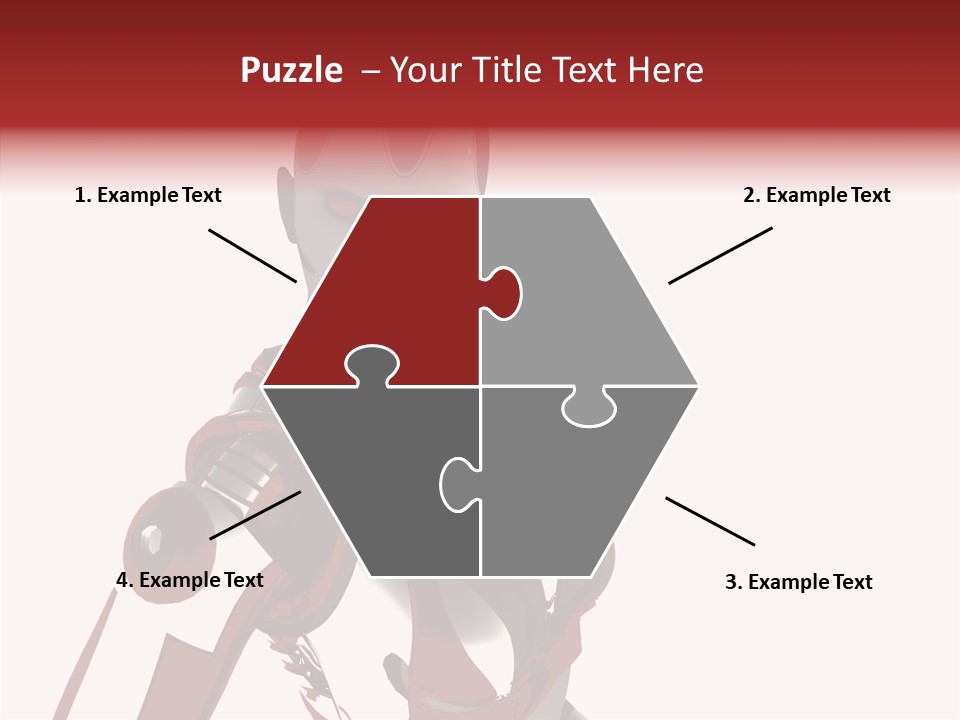 Wallpaper Metal Girl PowerPoint Template