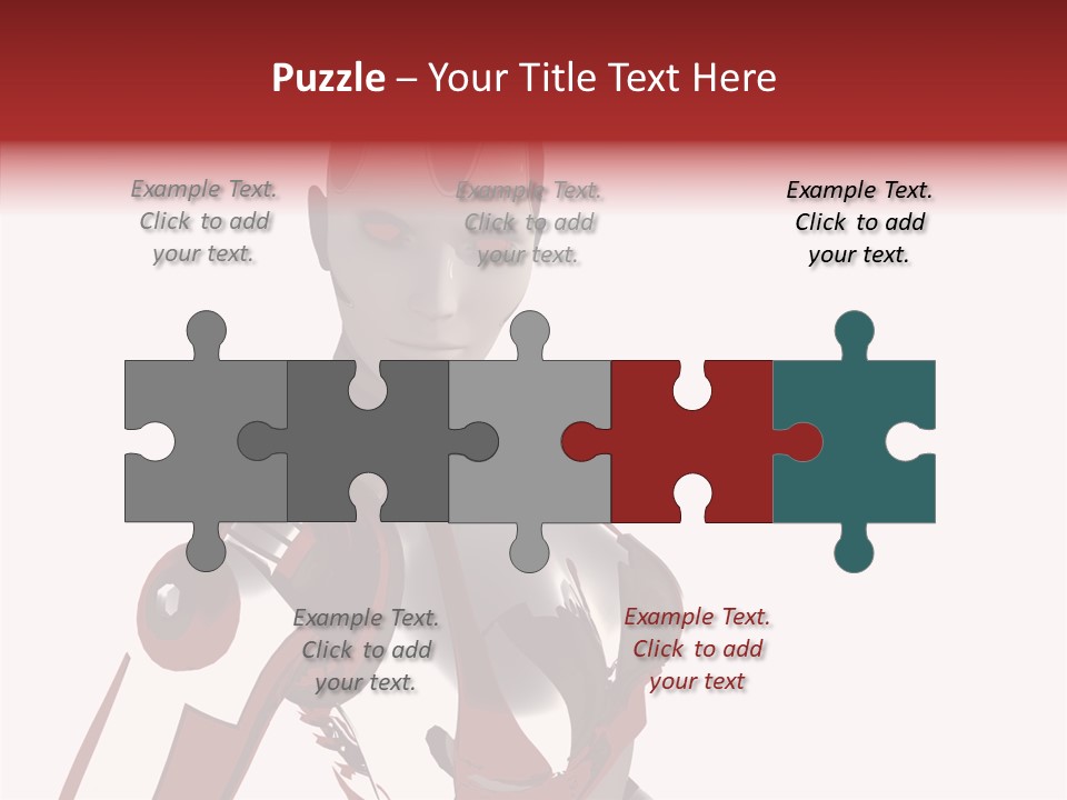 Wallpaper Metal Girl PowerPoint Template