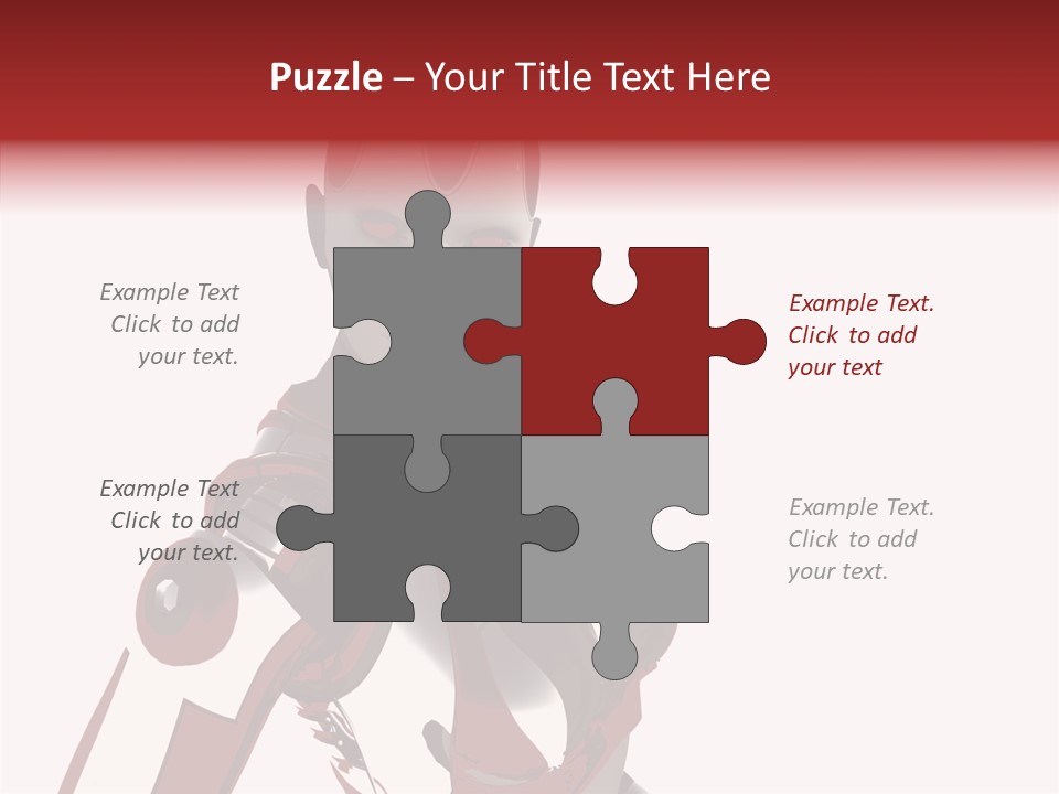 Wallpaper Metal Girl PowerPoint Template