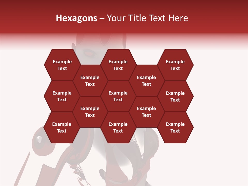 Wallpaper Metal Girl PowerPoint Template