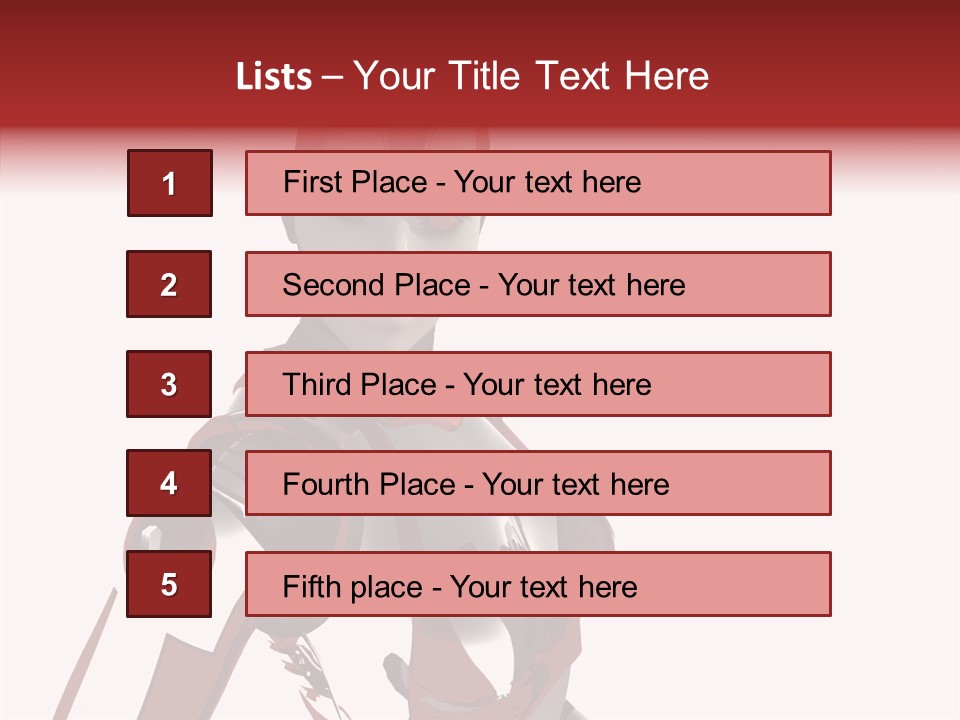 Wallpaper Metal Girl PowerPoint Template