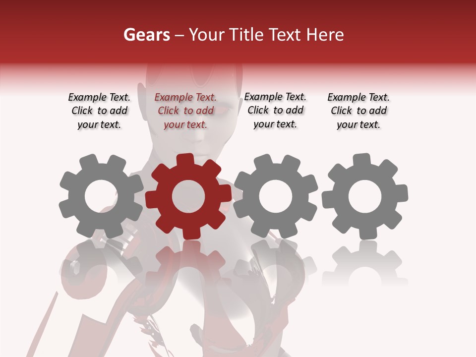 Wallpaper Metal Girl PowerPoint Template