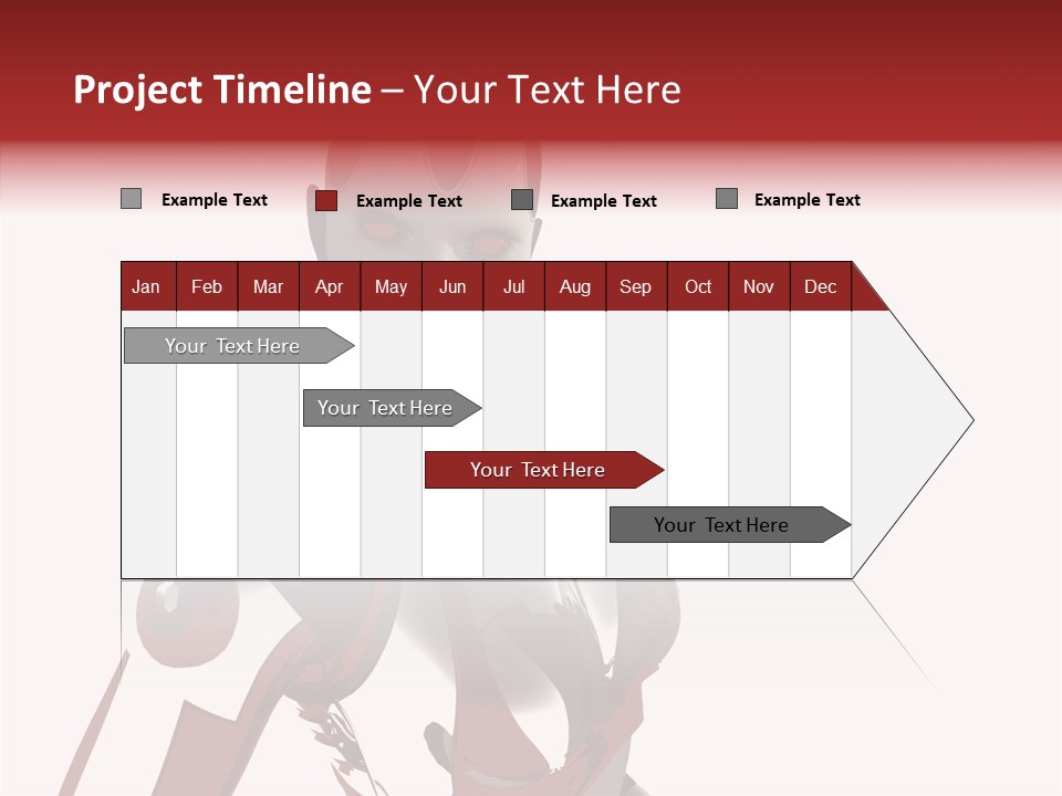 Wallpaper Metal Girl PowerPoint Template