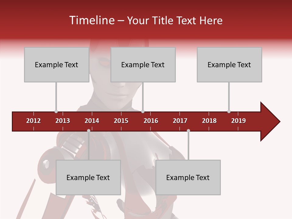 Wallpaper Metal Girl PowerPoint Template