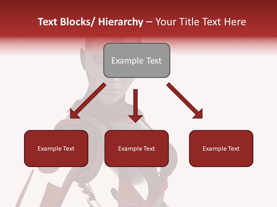 Wallpaper Metal Girl PowerPoint Template