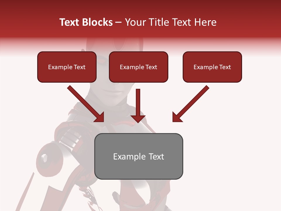 Wallpaper Metal Girl PowerPoint Template