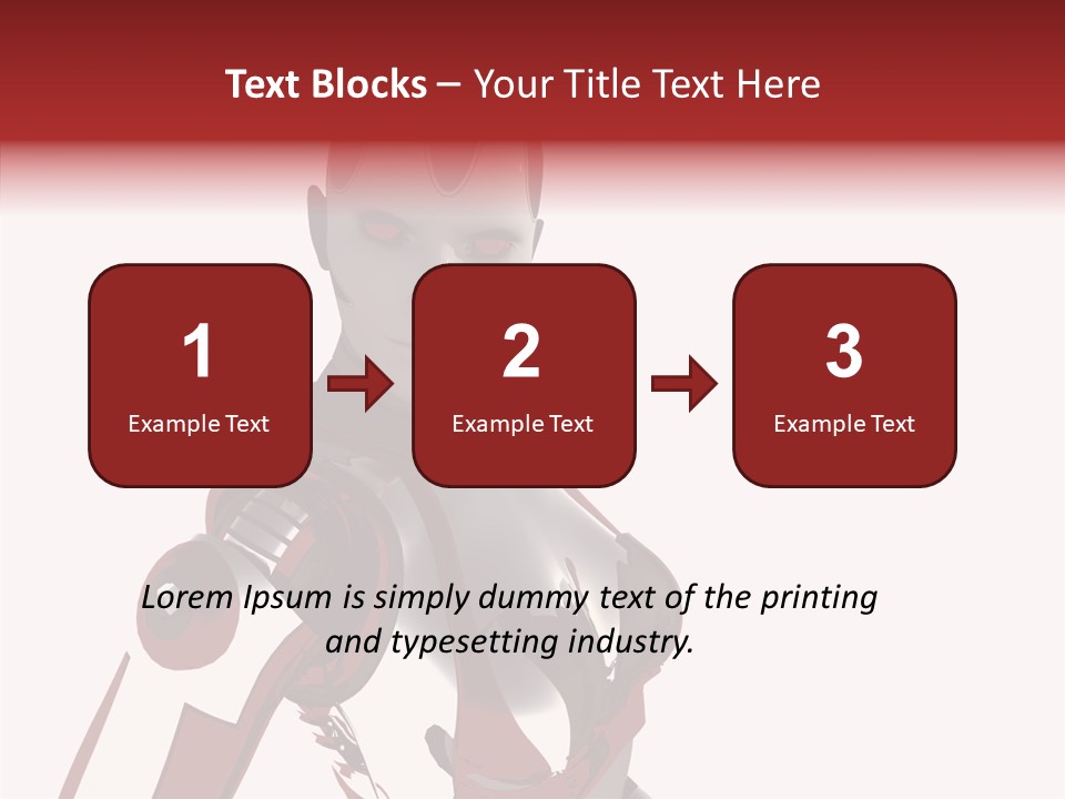 Wallpaper Metal Girl PowerPoint Template