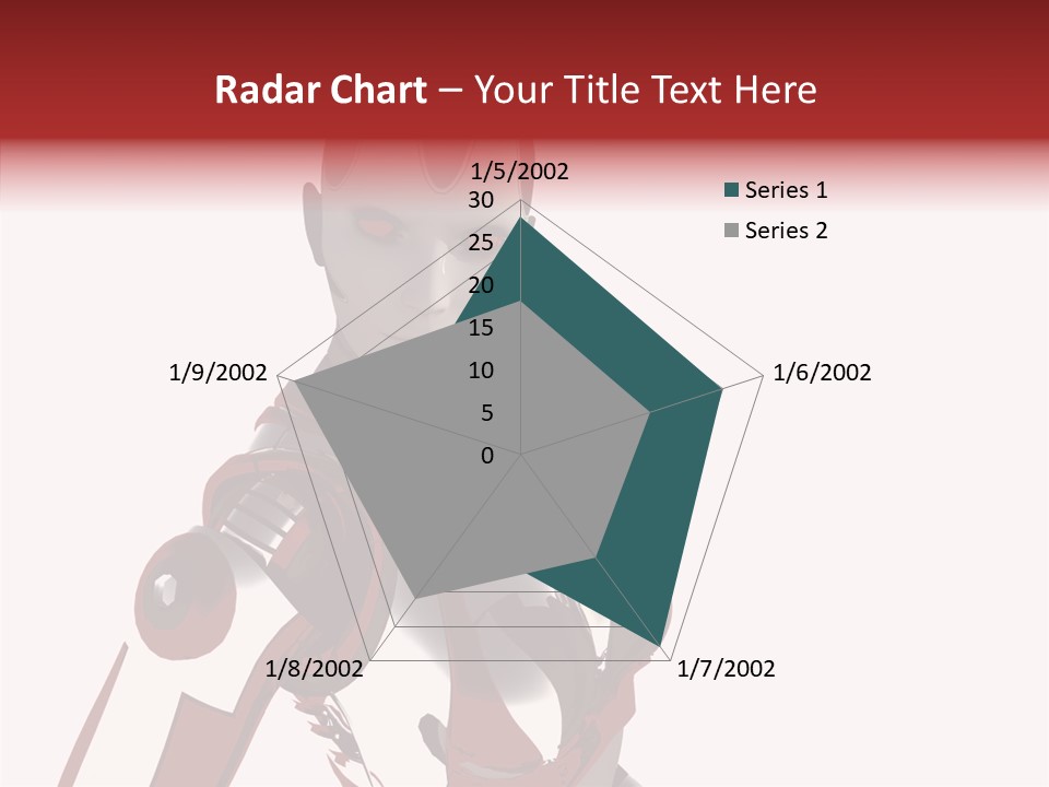 Wallpaper Metal Girl PowerPoint Template