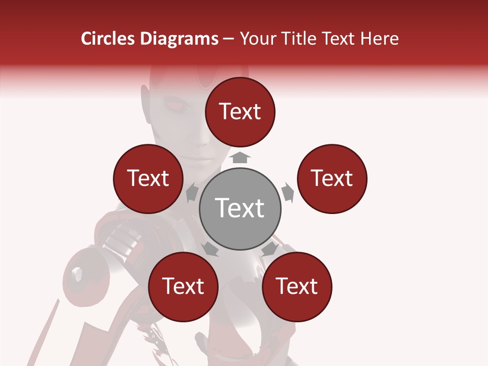 Wallpaper Metal Girl PowerPoint Template