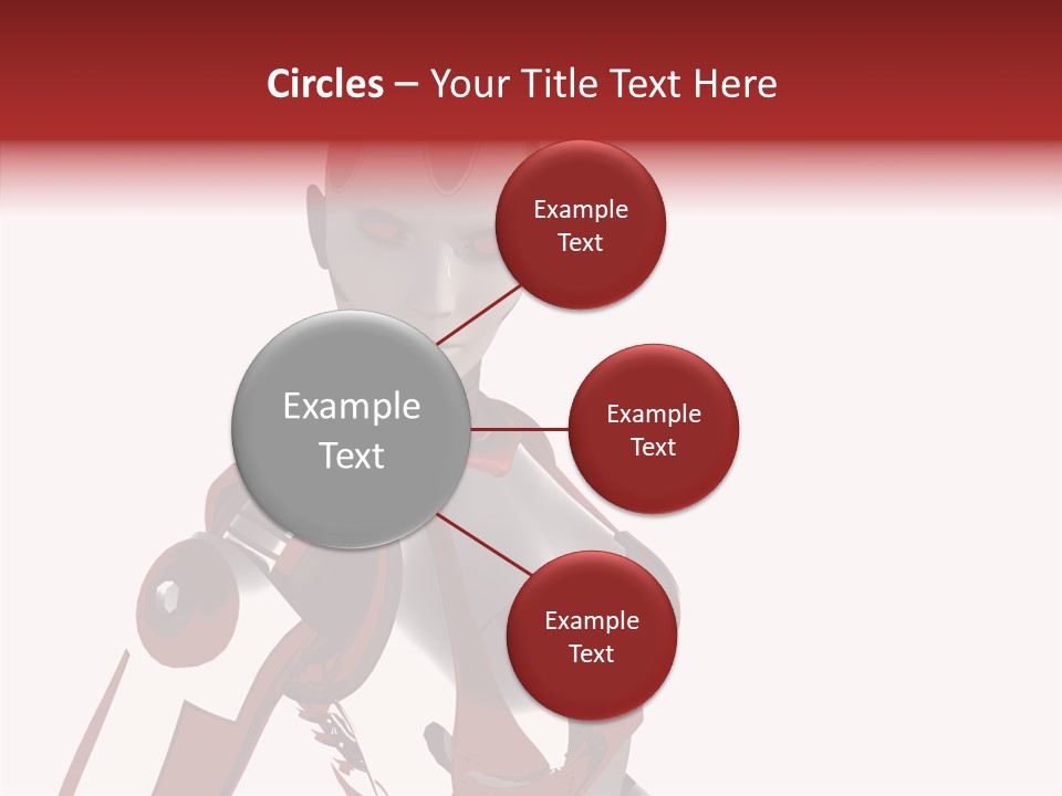 Wallpaper Metal Girl PowerPoint Template