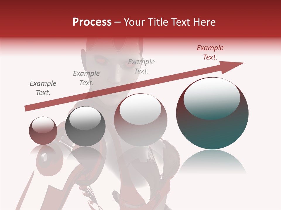 Wallpaper Metal Girl PowerPoint Template