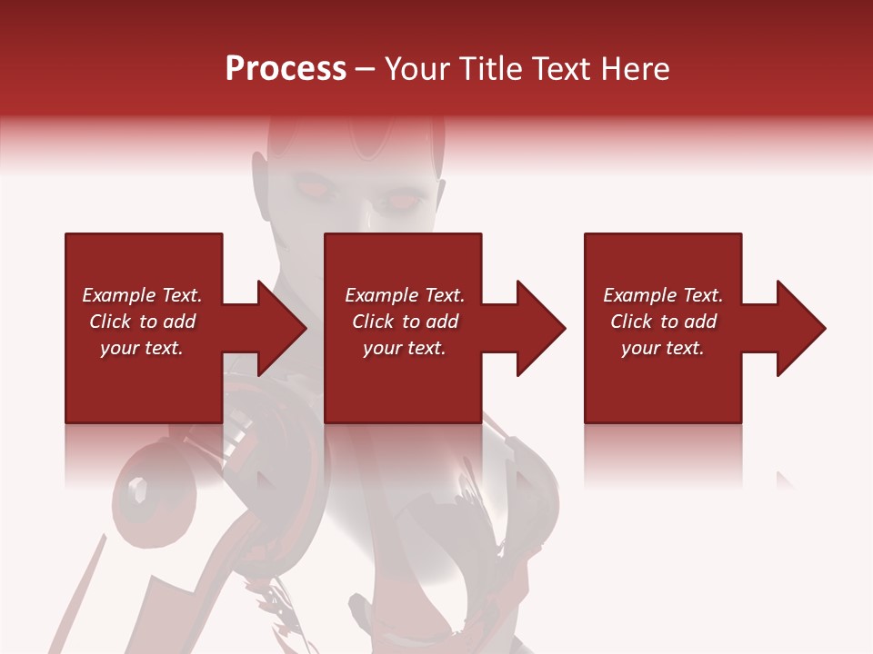 Wallpaper Metal Girl PowerPoint Template