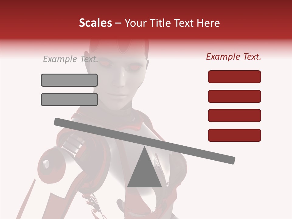 Wallpaper Metal Girl PowerPoint Template