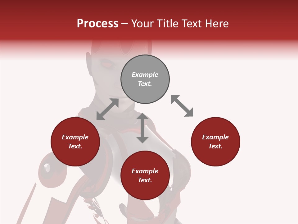 Wallpaper Metal Girl PowerPoint Template