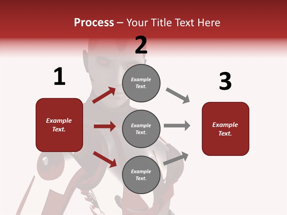 Wallpaper Metal Girl PowerPoint Template