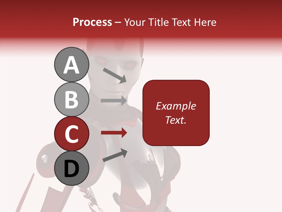 Wallpaper Metal Girl PowerPoint Template