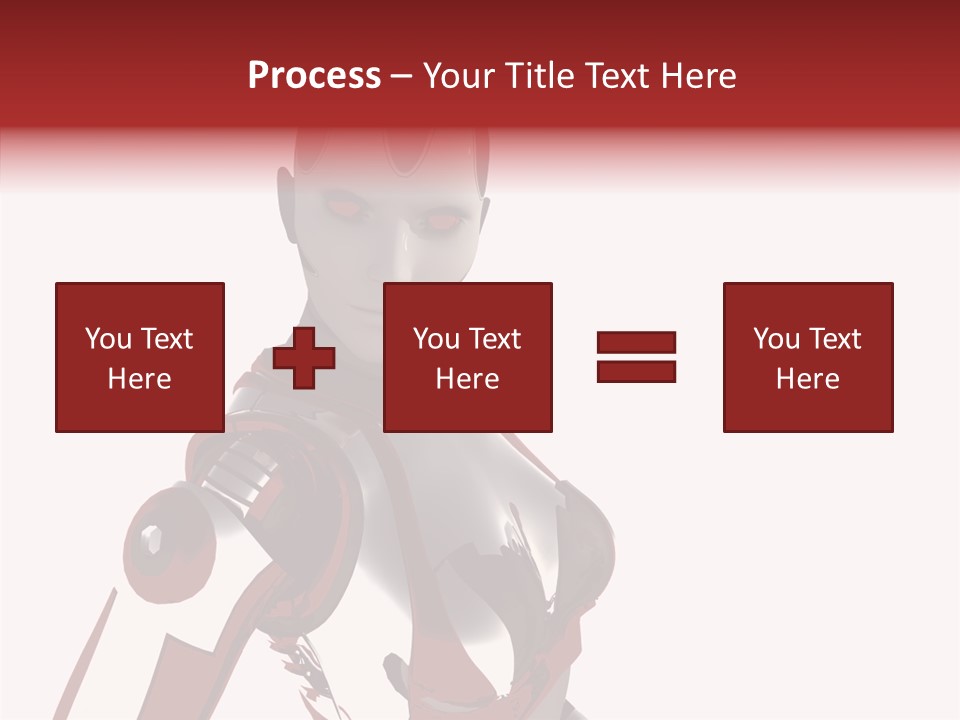 Wallpaper Metal Girl PowerPoint Template