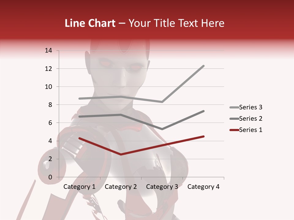 Wallpaper Metal Girl PowerPoint Template