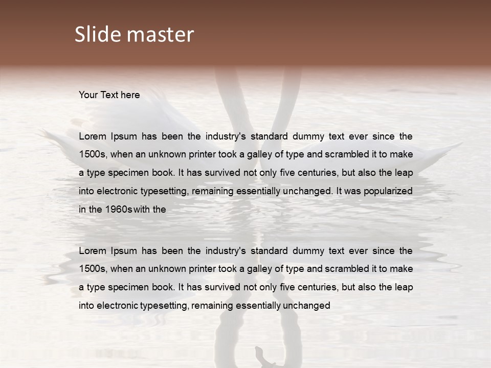 Lake Peaceful Love PowerPoint Template