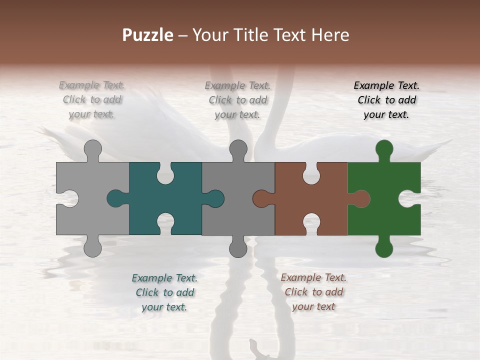 Lake Peaceful Love PowerPoint Template