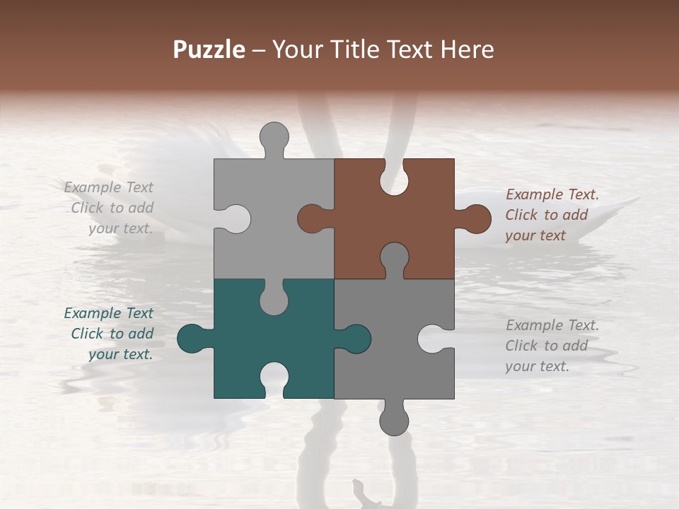 Lake Peaceful Love PowerPoint Template