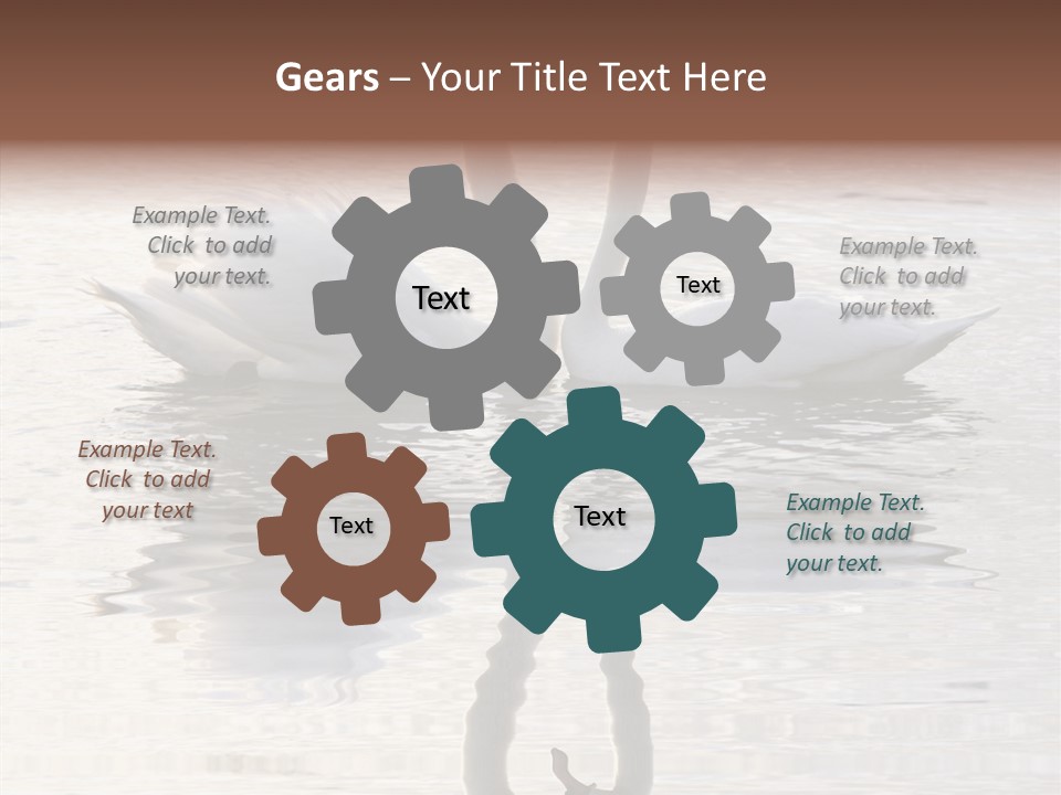 Lake Peaceful Love PowerPoint Template