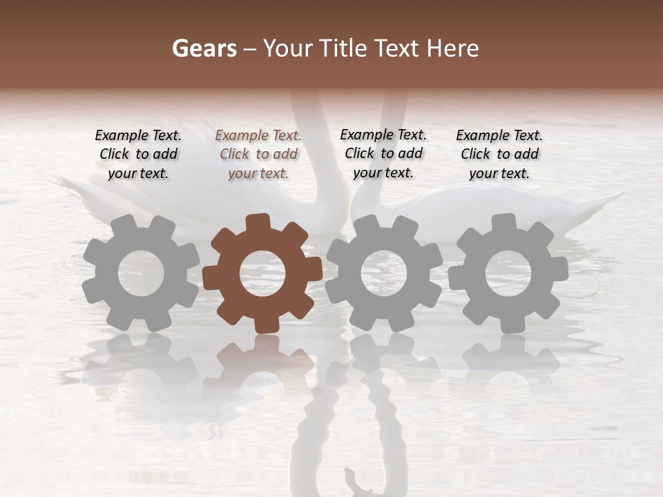 Lake Peaceful Love PowerPoint Template