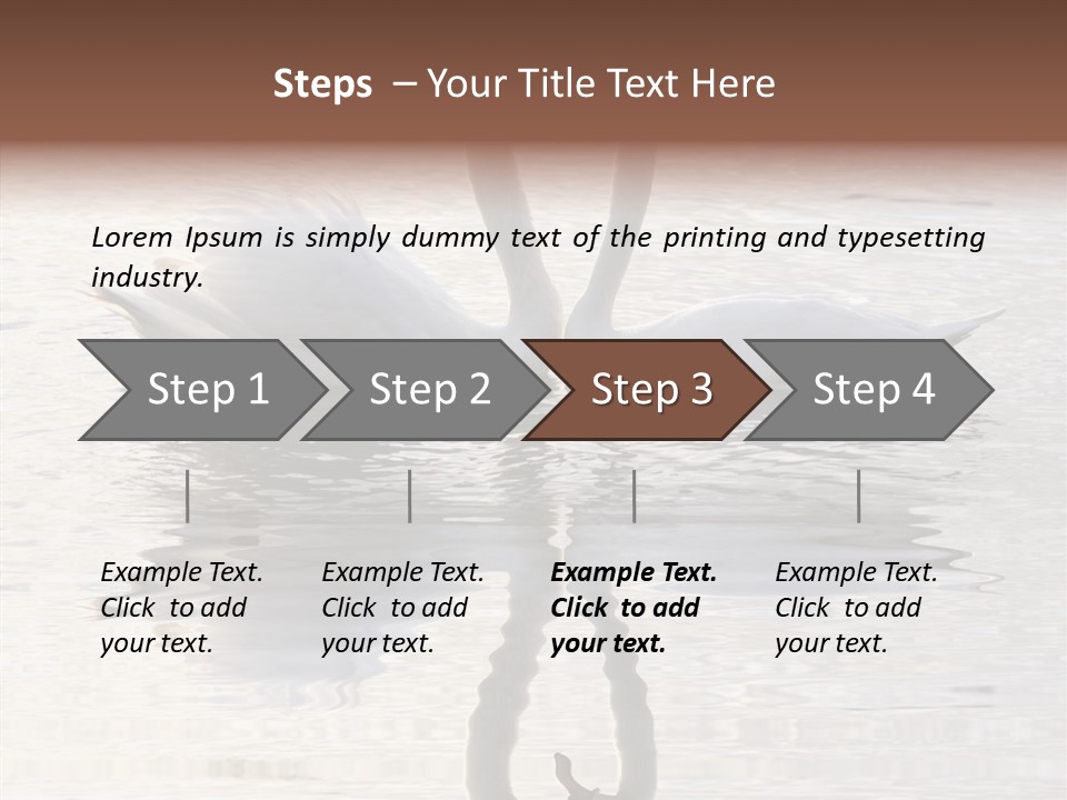 Lake Peaceful Love PowerPoint Template