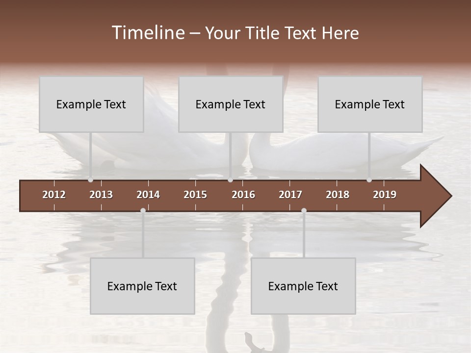 Lake Peaceful Love PowerPoint Template