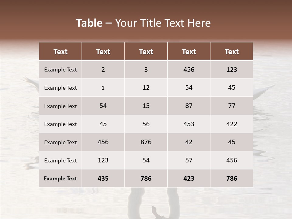 Lake Peaceful Love PowerPoint Template