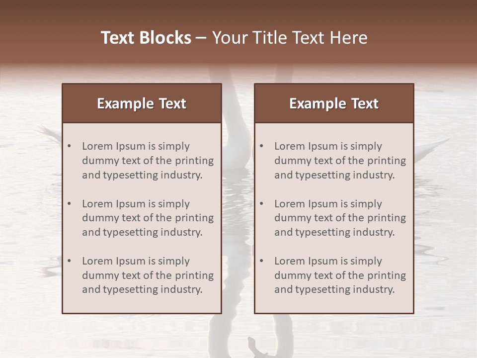 Lake Peaceful Love PowerPoint Template