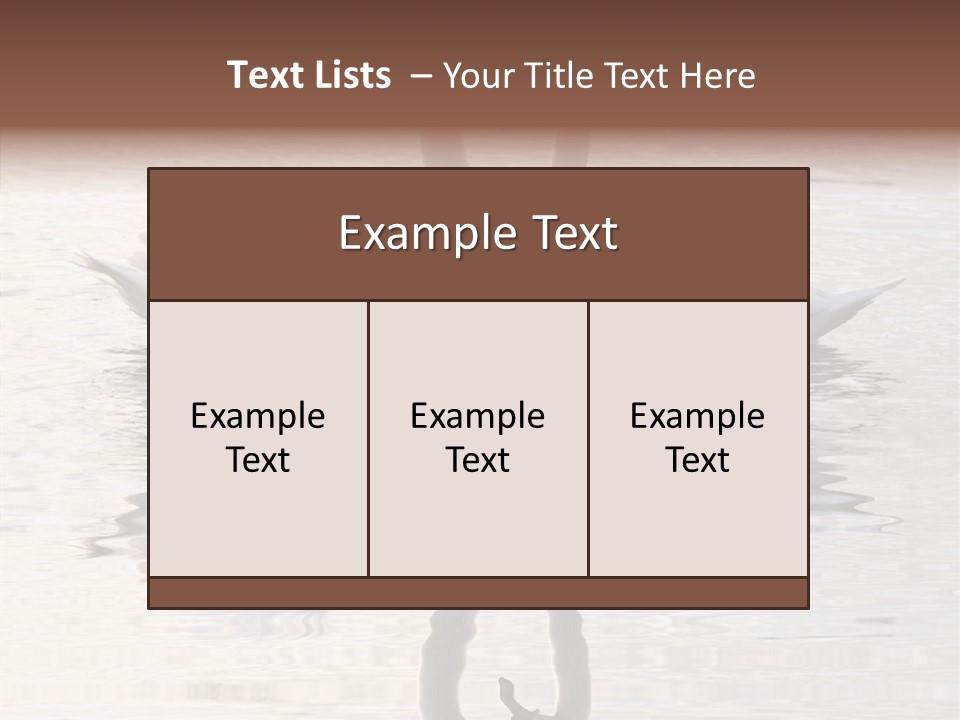 Lake Peaceful Love PowerPoint Template