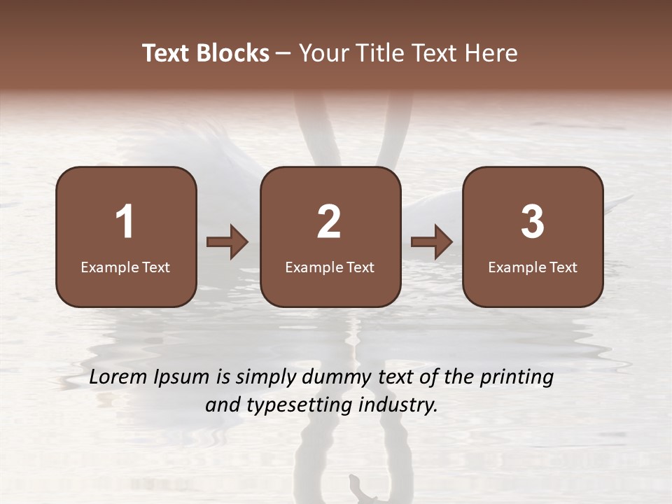 Lake Peaceful Love PowerPoint Template