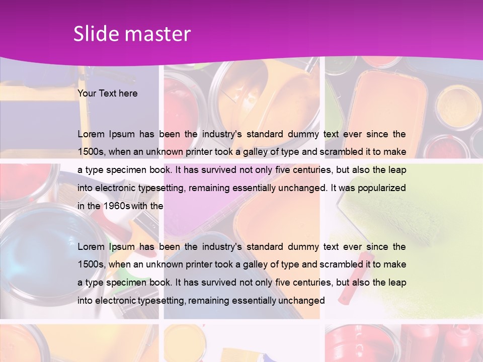 Residential Brushing House PowerPoint Template