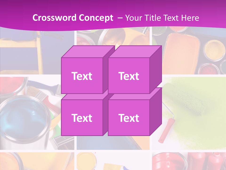 Residential Brushing House PowerPoint Template