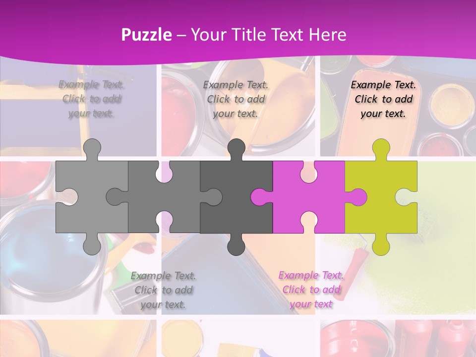 Residential Brushing House PowerPoint Template