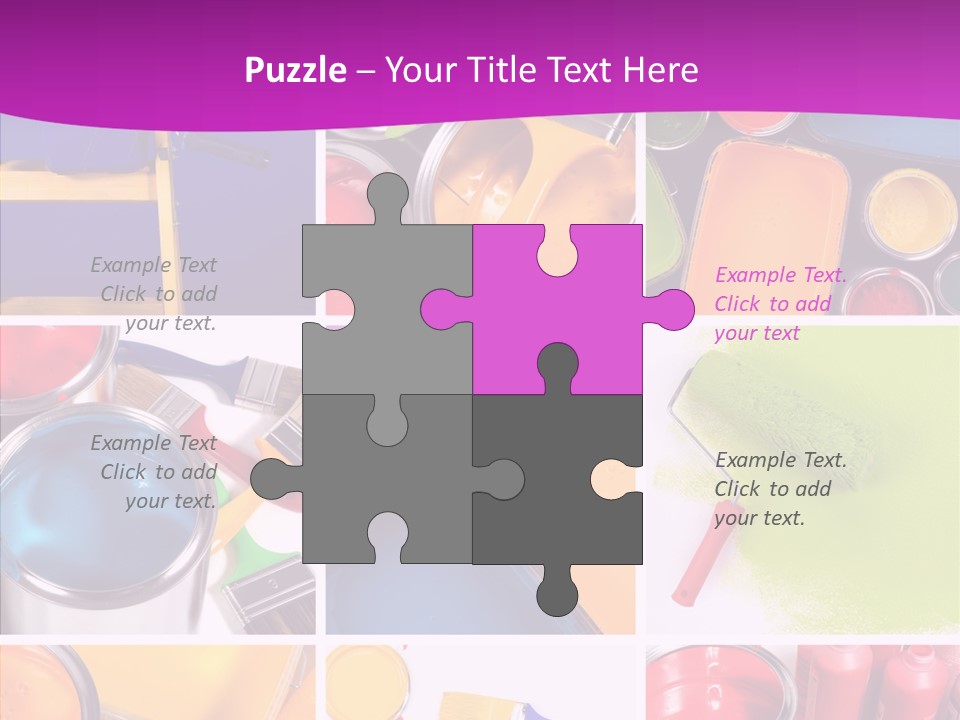 Residential Brushing House PowerPoint Template