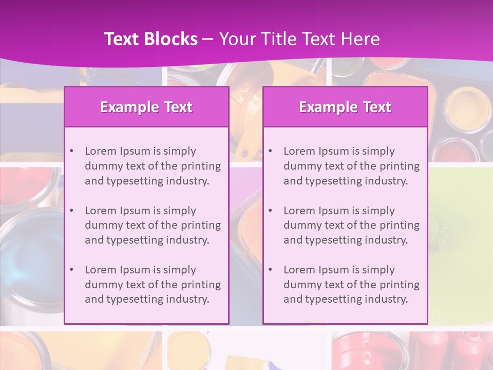 Residential Brushing House PowerPoint Template