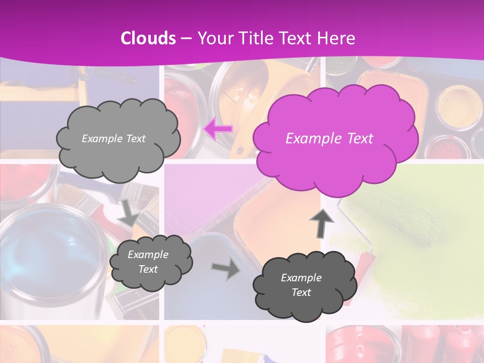 Residential Brushing House PowerPoint Template