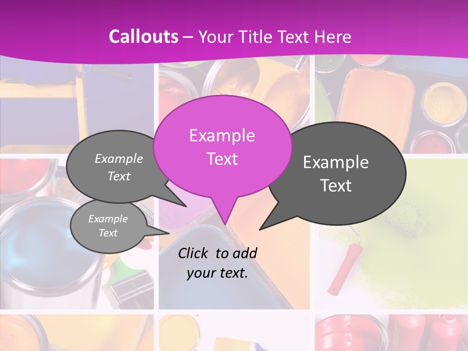 Residential Brushing House PowerPoint Template