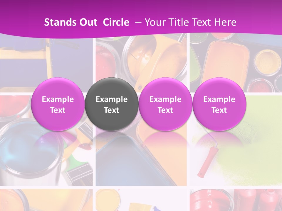 Residential Brushing House PowerPoint Template