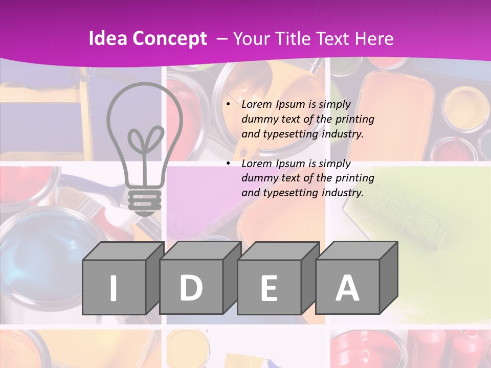 Residential Brushing House PowerPoint Template