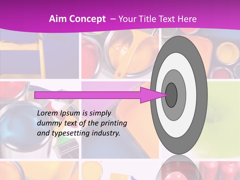 Residential Brushing House PowerPoint Template