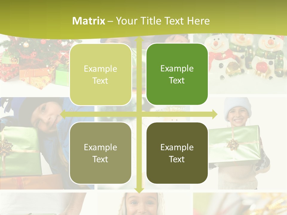 Man Blue Hold PowerPoint Template